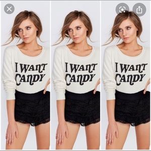 Wildfox baggy beach jumper sweatshirt